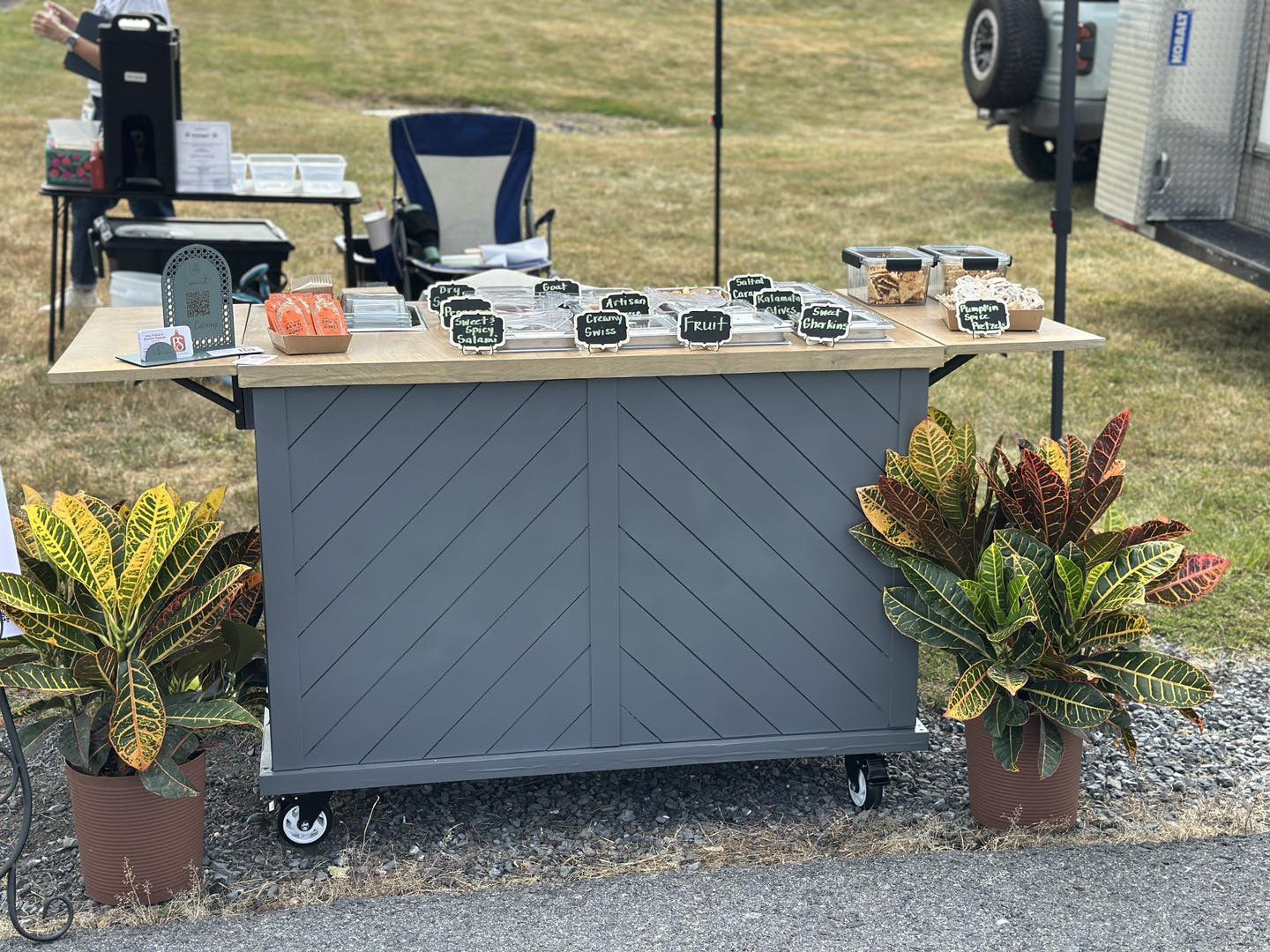 Self Serve Charcuterie Cart