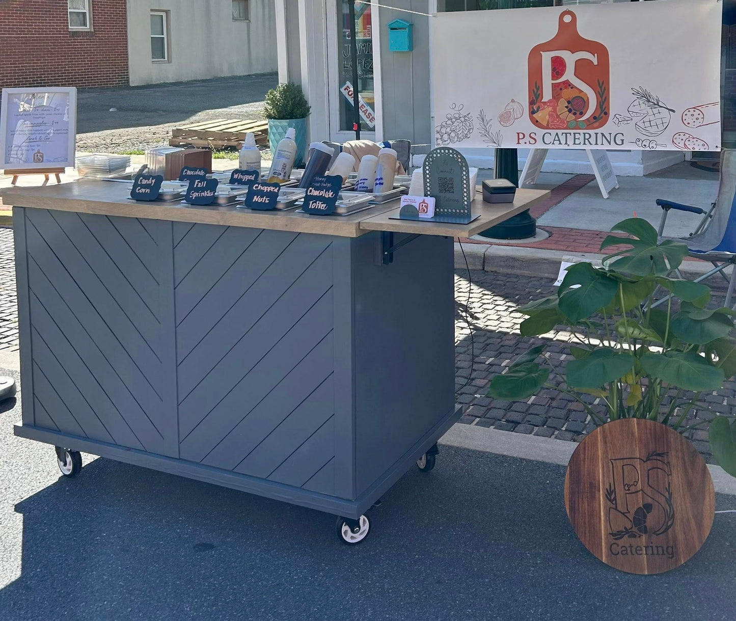 Self Serve Charcuterie Cart
