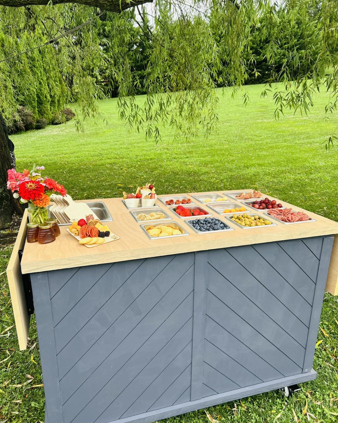 Self Serve Charcuterie Cart